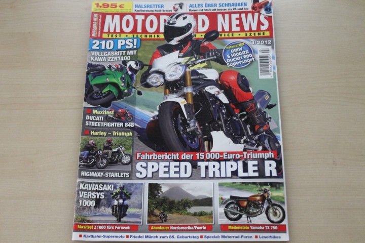 Deckblatt Motorrad News (03/2012)